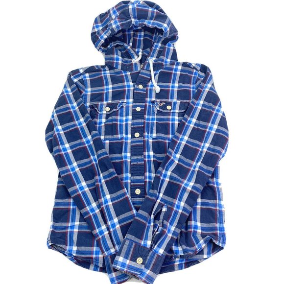Hollister Other - Hollister Mens Button Up Hoodie Shirt